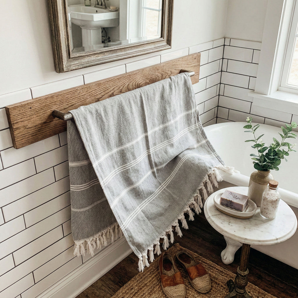 Haley Stripe Towel 180GSM