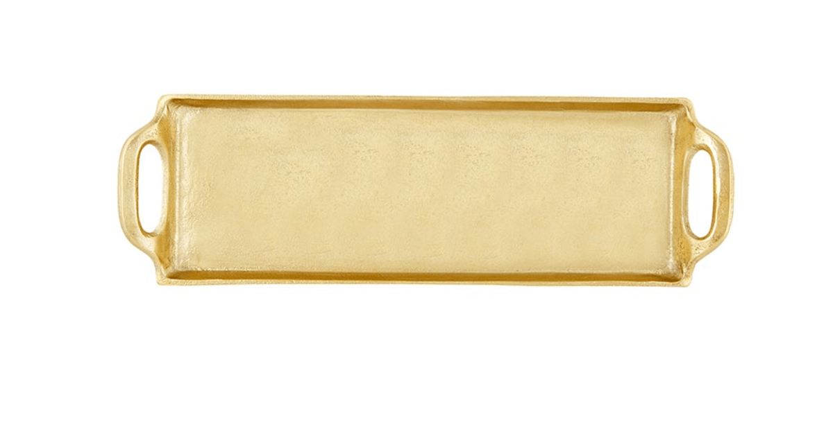 Gold Aluminum Tray - Two Sizes