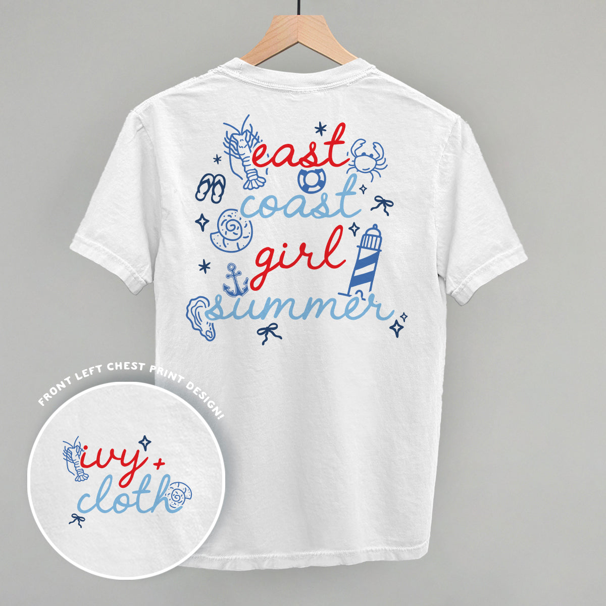 East Coast Girl Summer Doodles (Back Print)