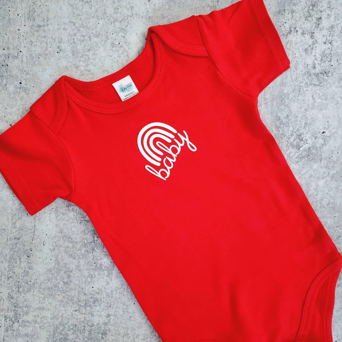 I'M WITH THE BAND Short Sleeve Baby Bodysuit