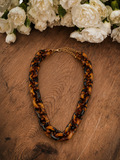 Beautiful Brown Acrylic Necklace