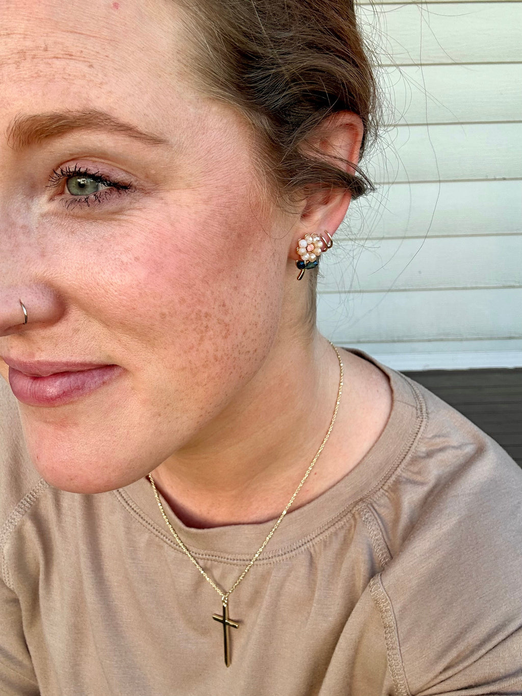Beautiful Dainty Flower Studs