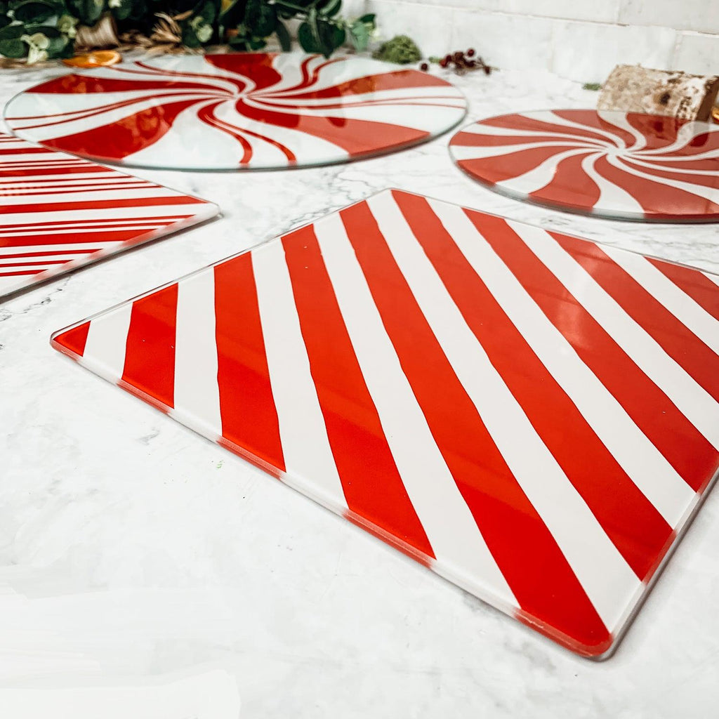 Candy Cane Serving Dishes