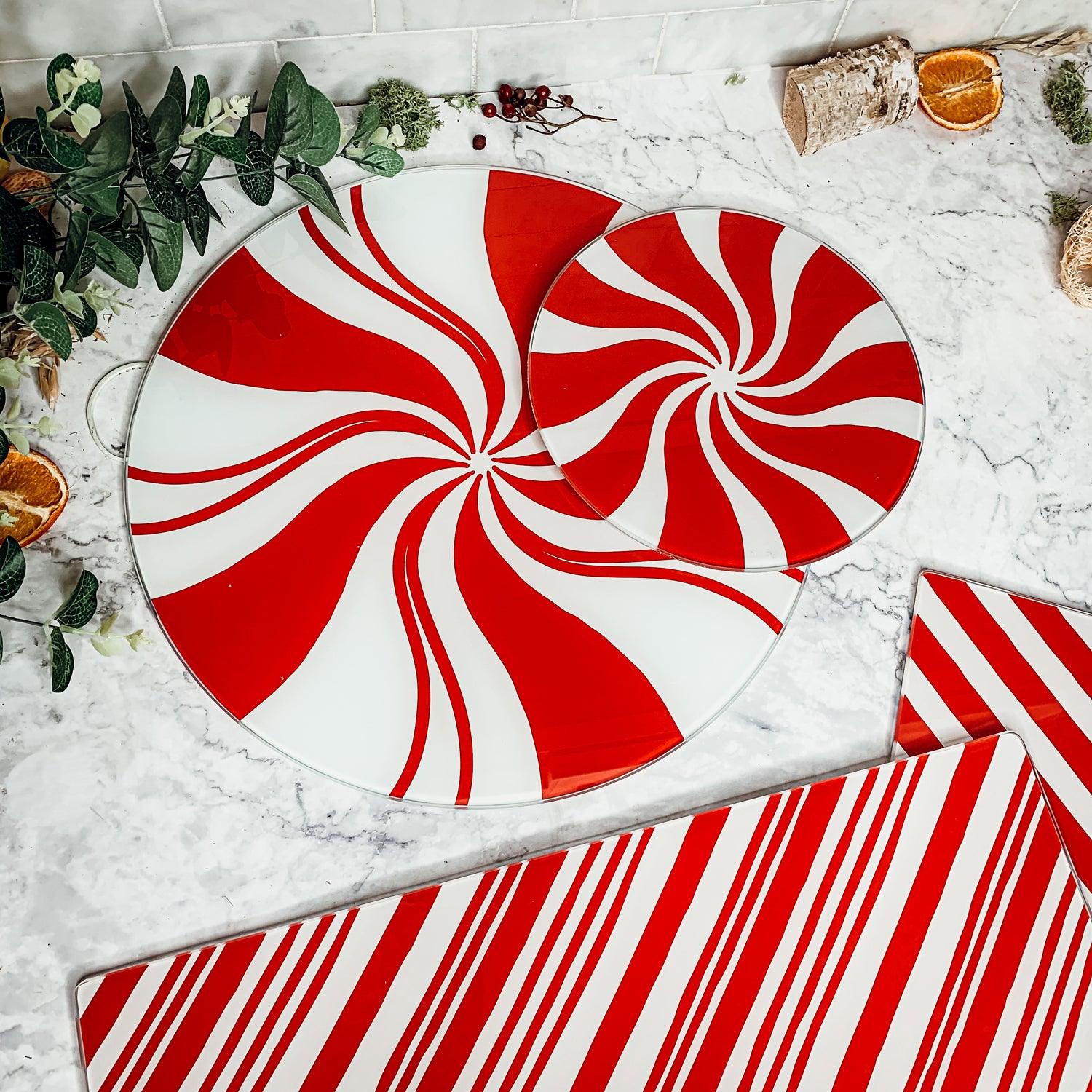 Candy Cane Serving Dishes