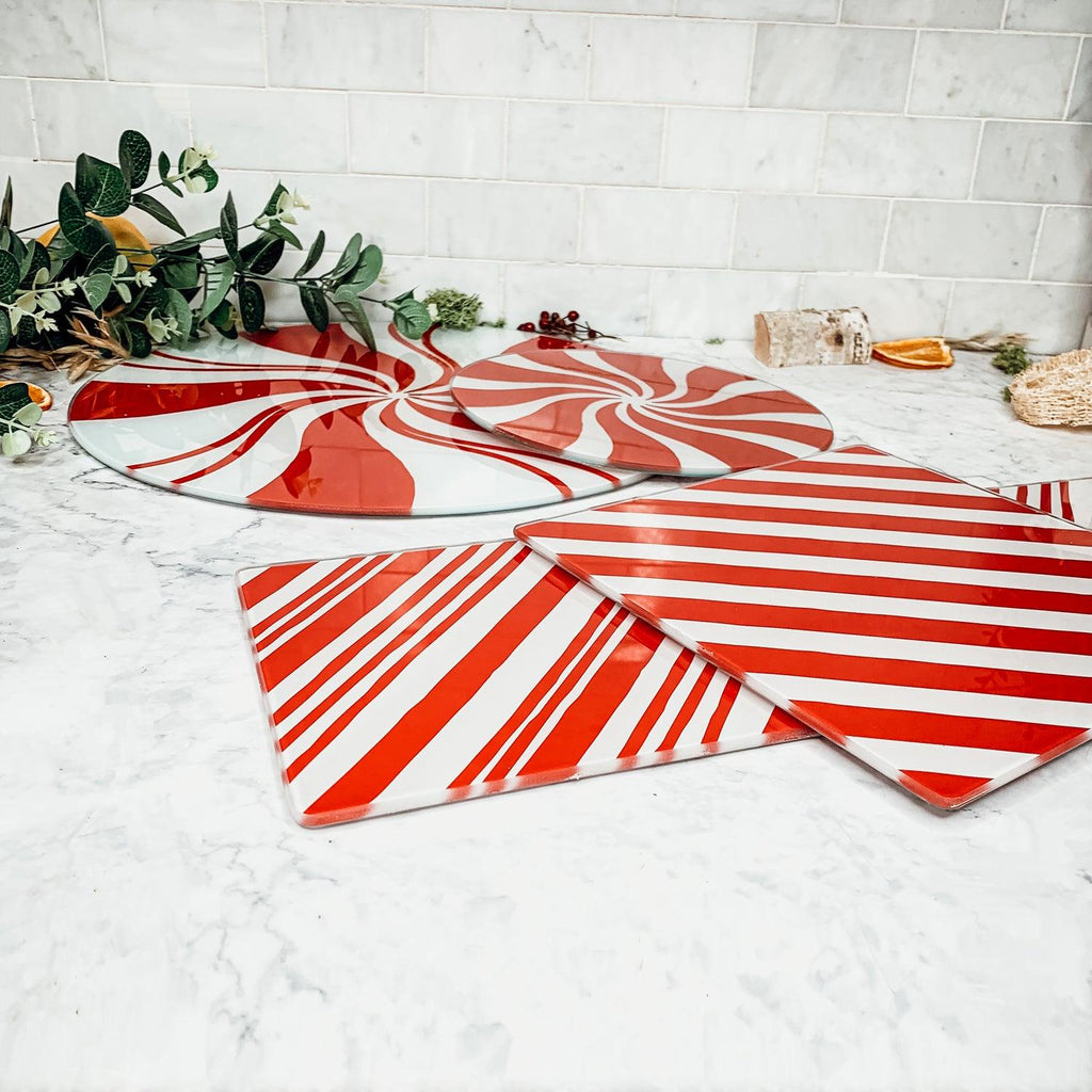 Candy Cane Serving Dishes