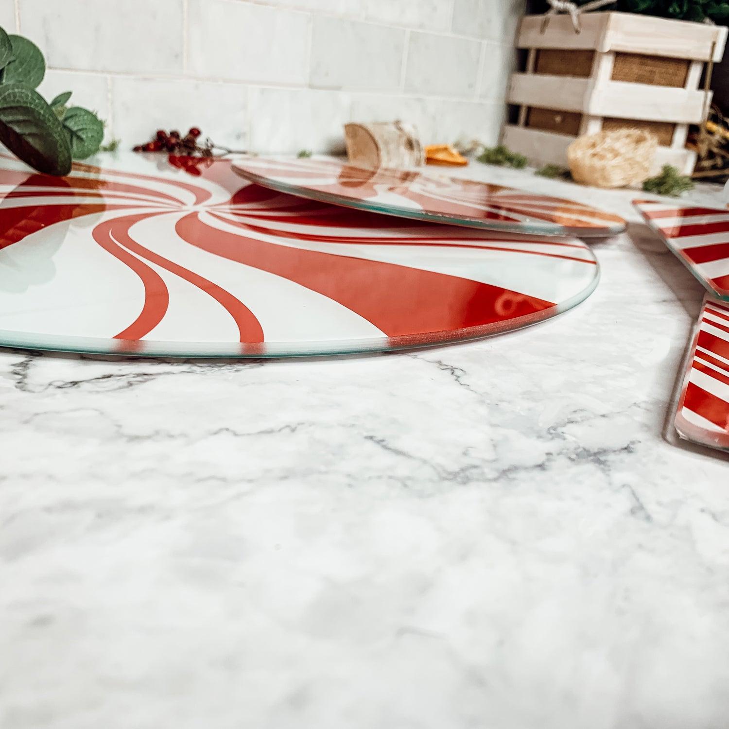 Candy Cane Serving Dishes