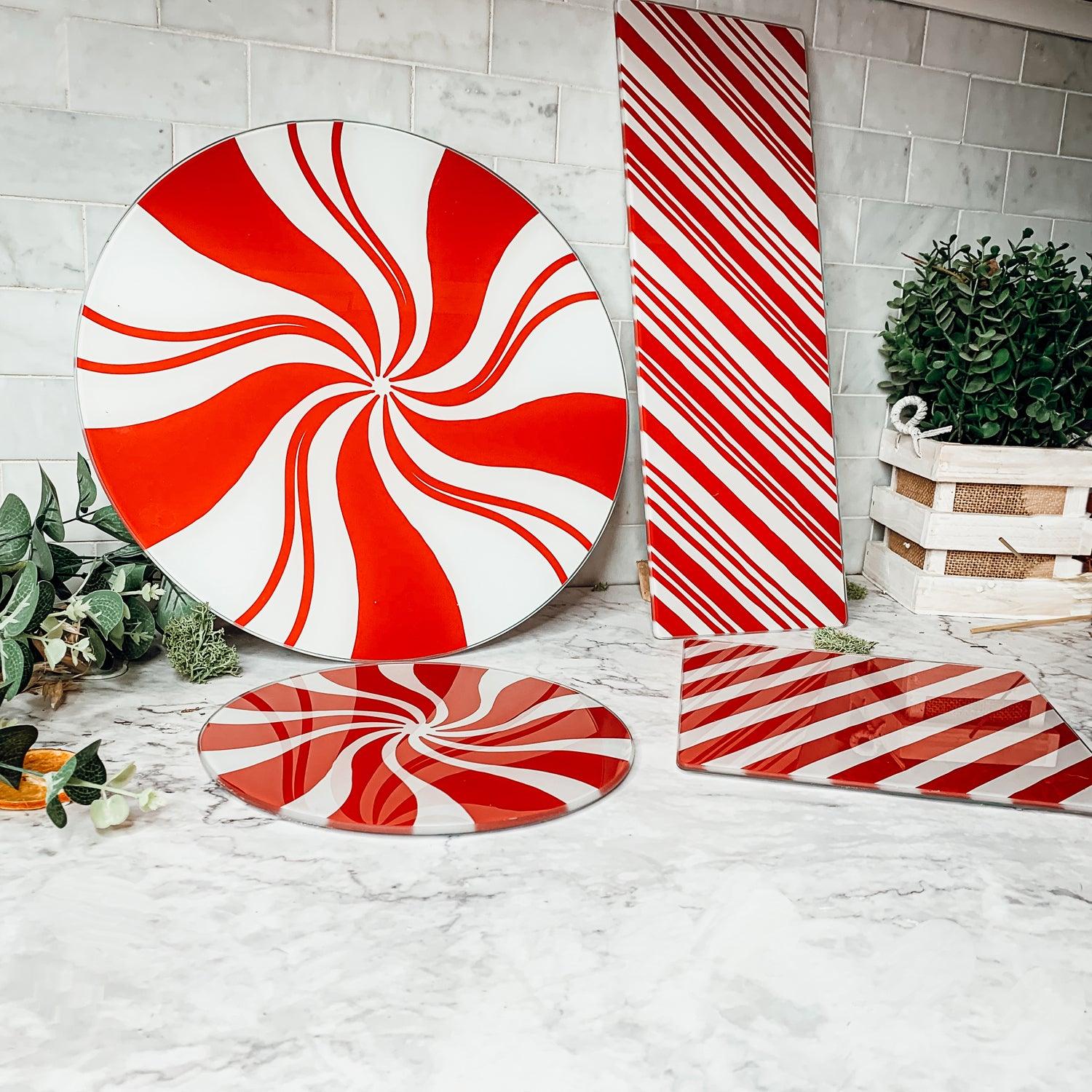 Candy Cane Serving Dishes
