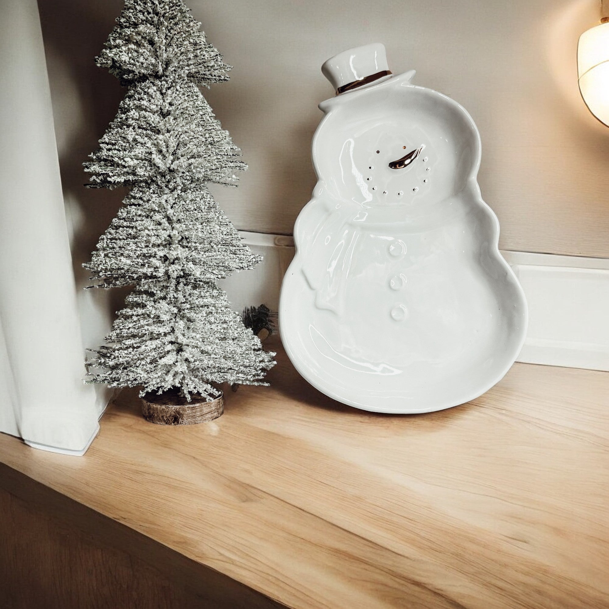 Snowman Dish