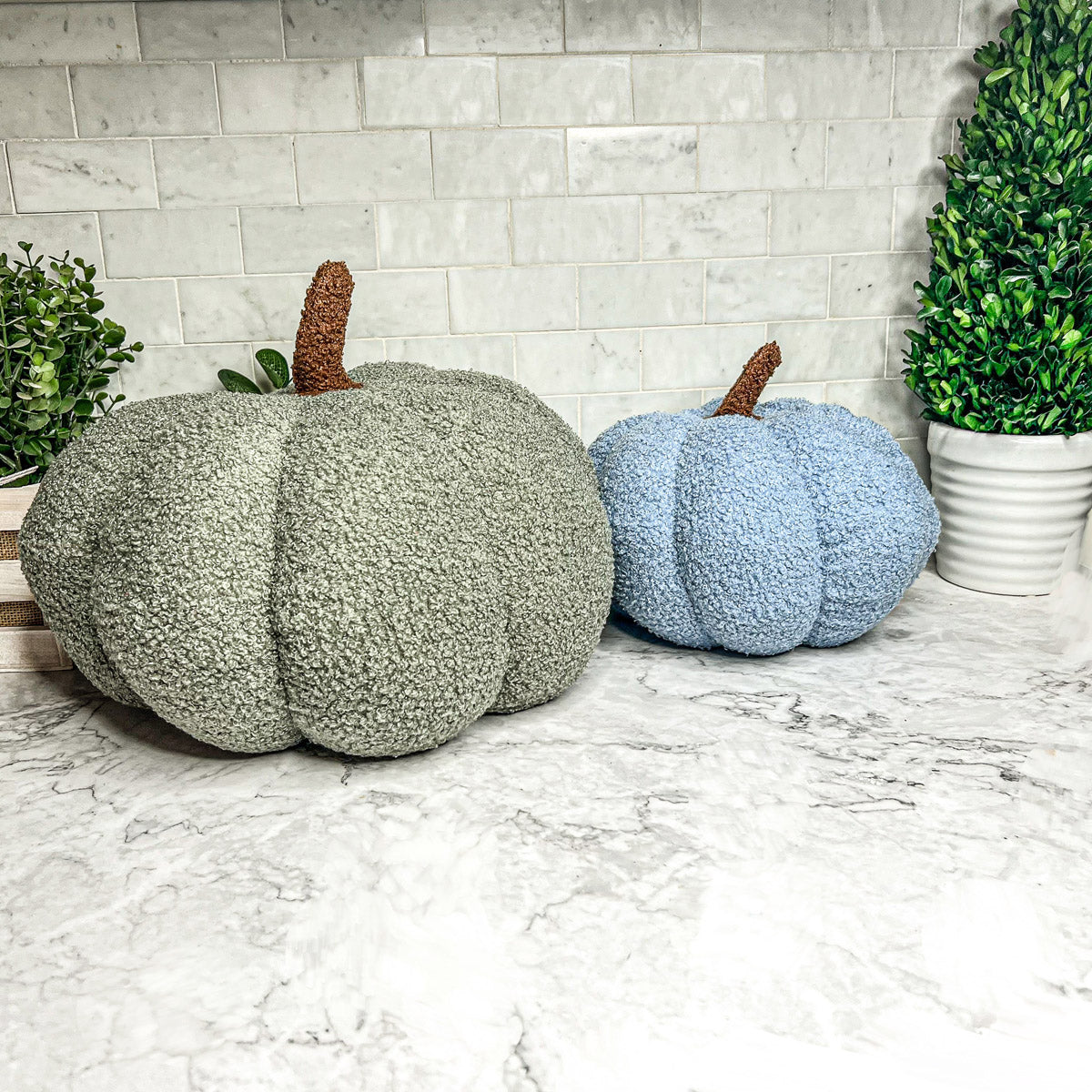 Plush Pumpkin Pillow Decorative Throw Handmade Fall Pumpkin Cuddle Cushion