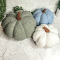 Plush Pumpkin Pillow Decorative Throw Handmade Fall Pumpkin Cuddle Cushion
