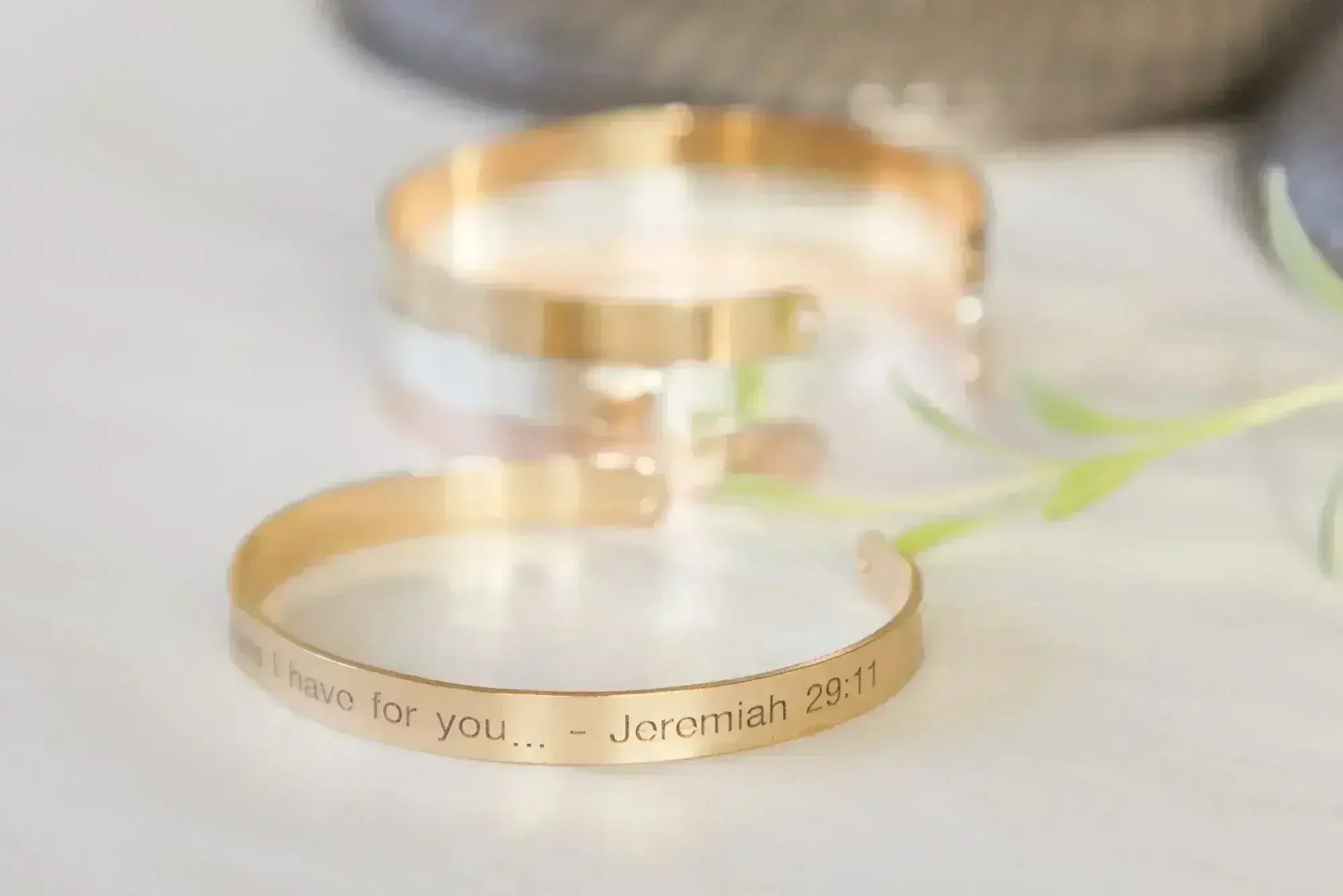 For I Know the Plans I Have For You Bracelet, Engraved Religious Bible