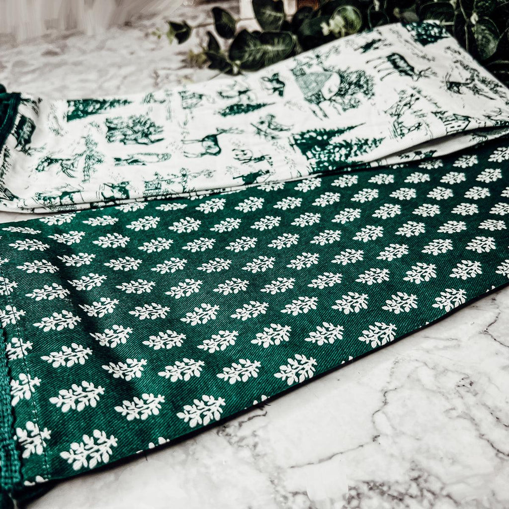 Forest Green Pine Tea Towel Set