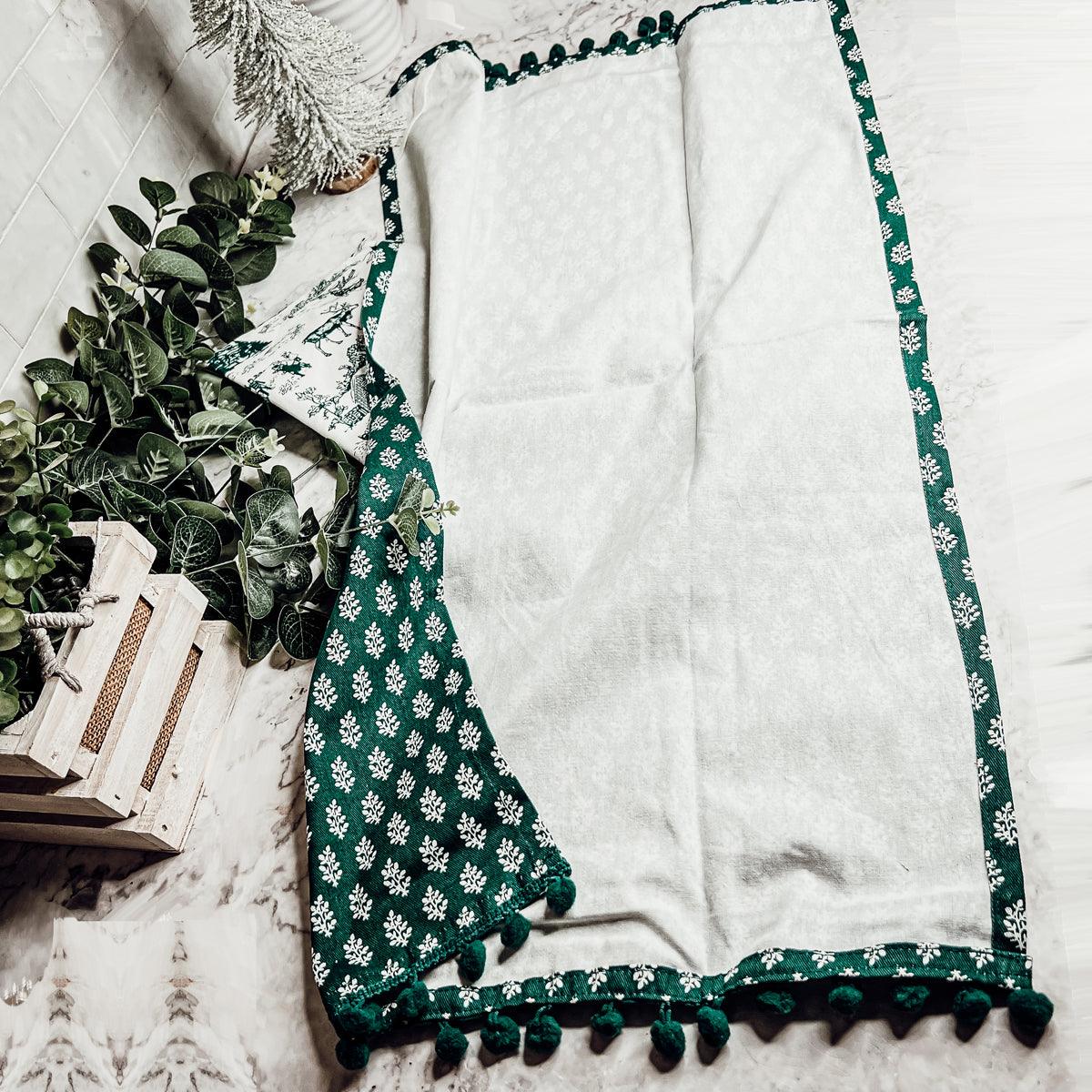 Forest Green Pine Tea Towel Set