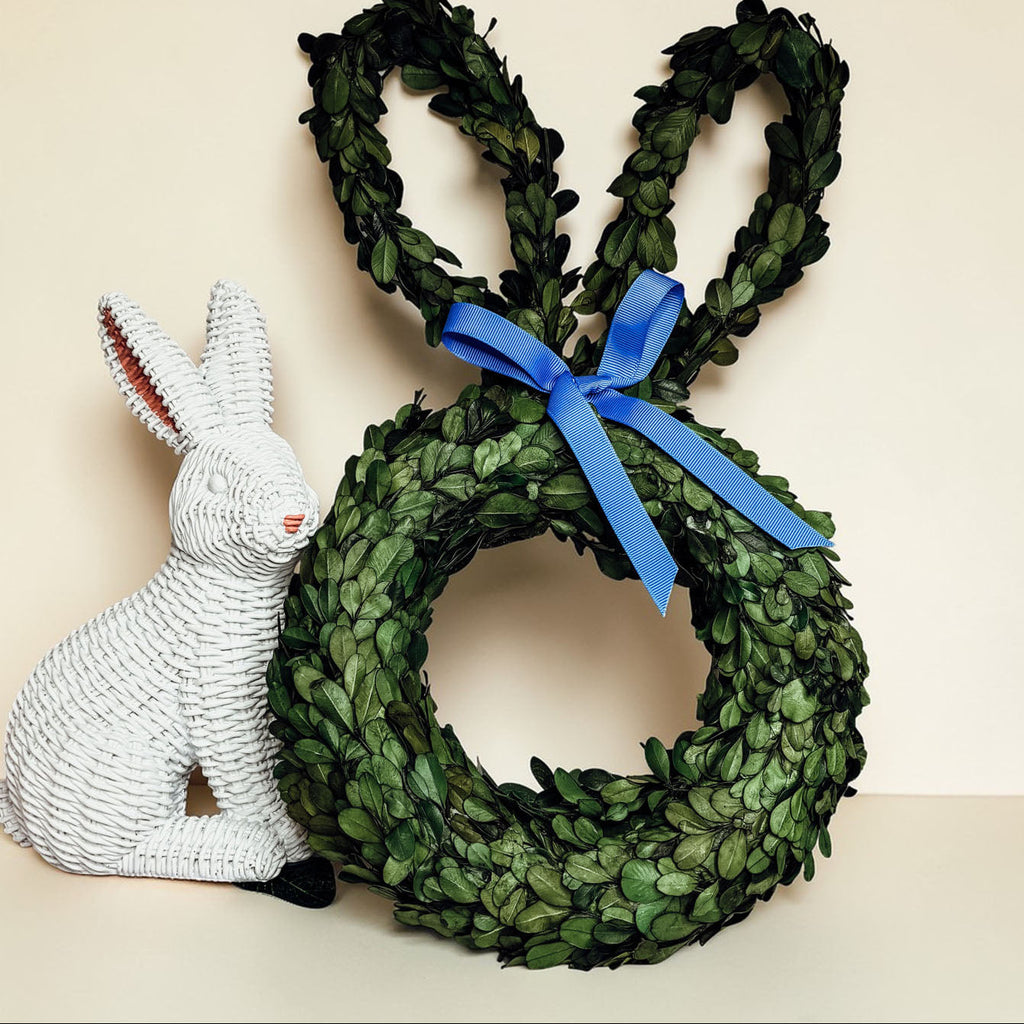 Bunny Wreath Boxwood