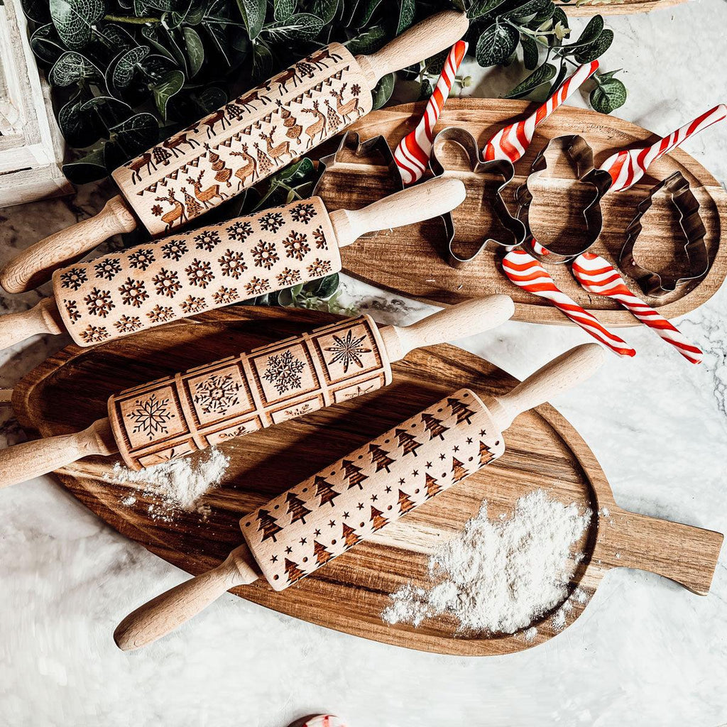 Christmas Rolling Pin Set | 10 Styles