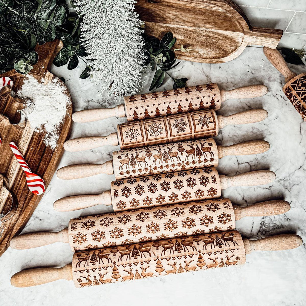 Christmas Rolling Pin Set | 10 Styles