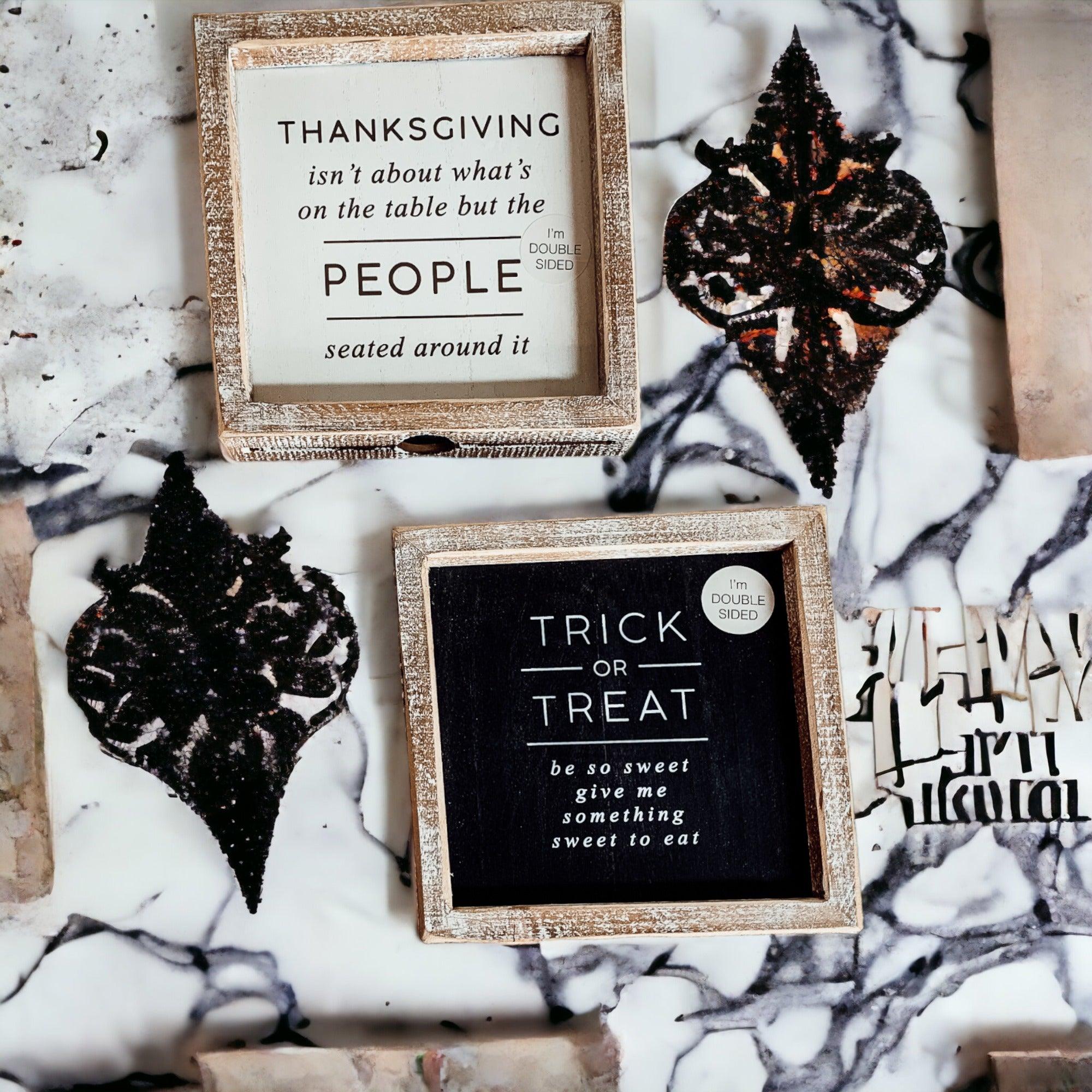 Trick + Thanksgiving | Double-Sided