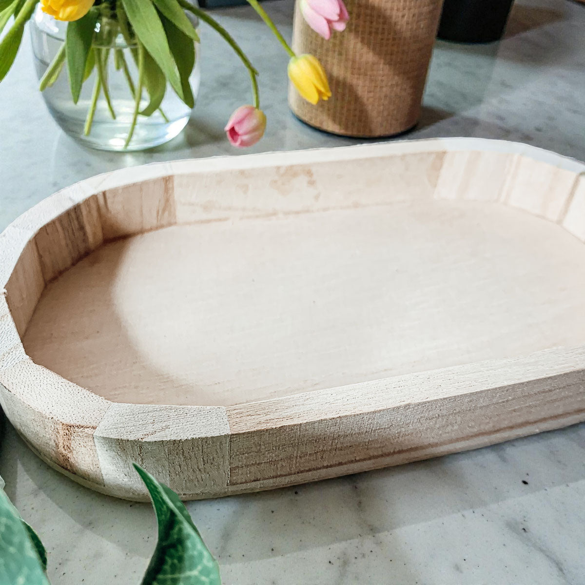 Rustic Wood Tray