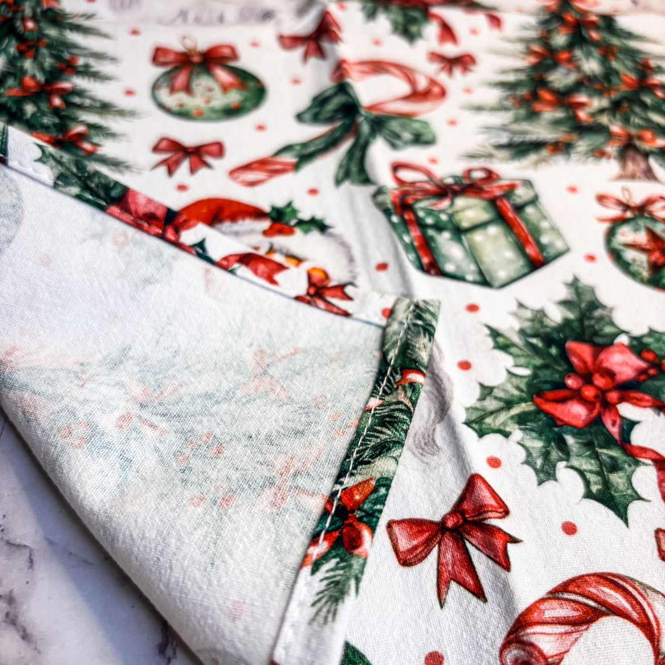 Santa Vintage Kitchen Towel