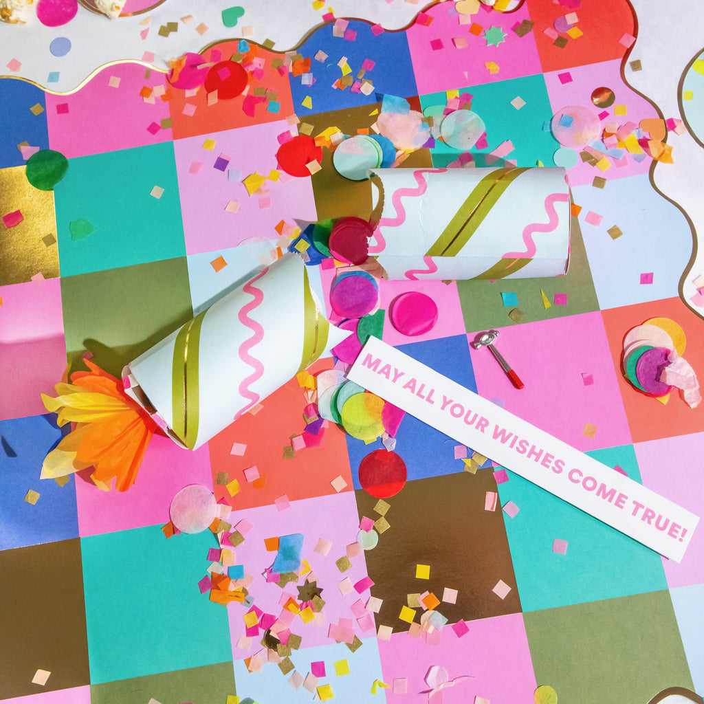 Birthday Candle Confetti Party Crackers (6 count)