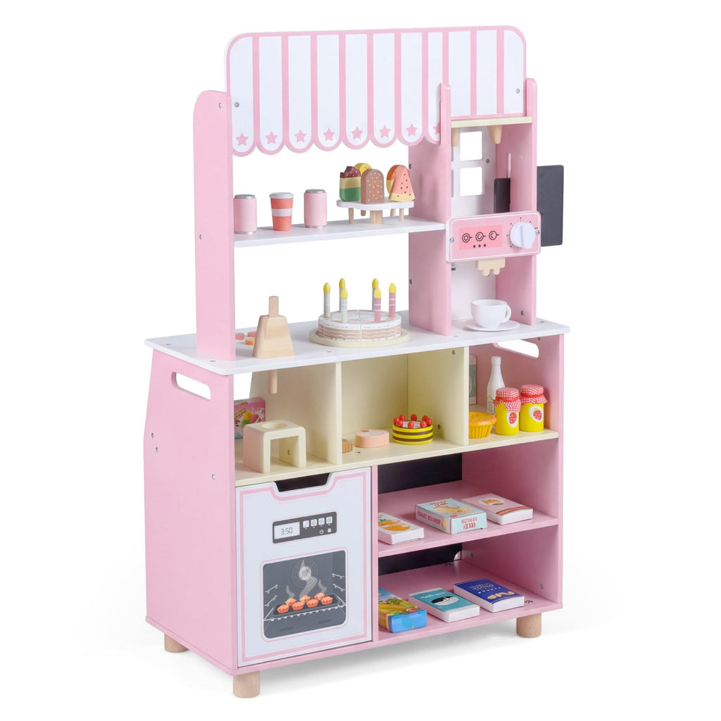 Kids Ice Cream Shop Playset with 27 Accessories - Ages 3+