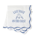 Last Toast on the Coast – Bachelorette Cocktail Napkins