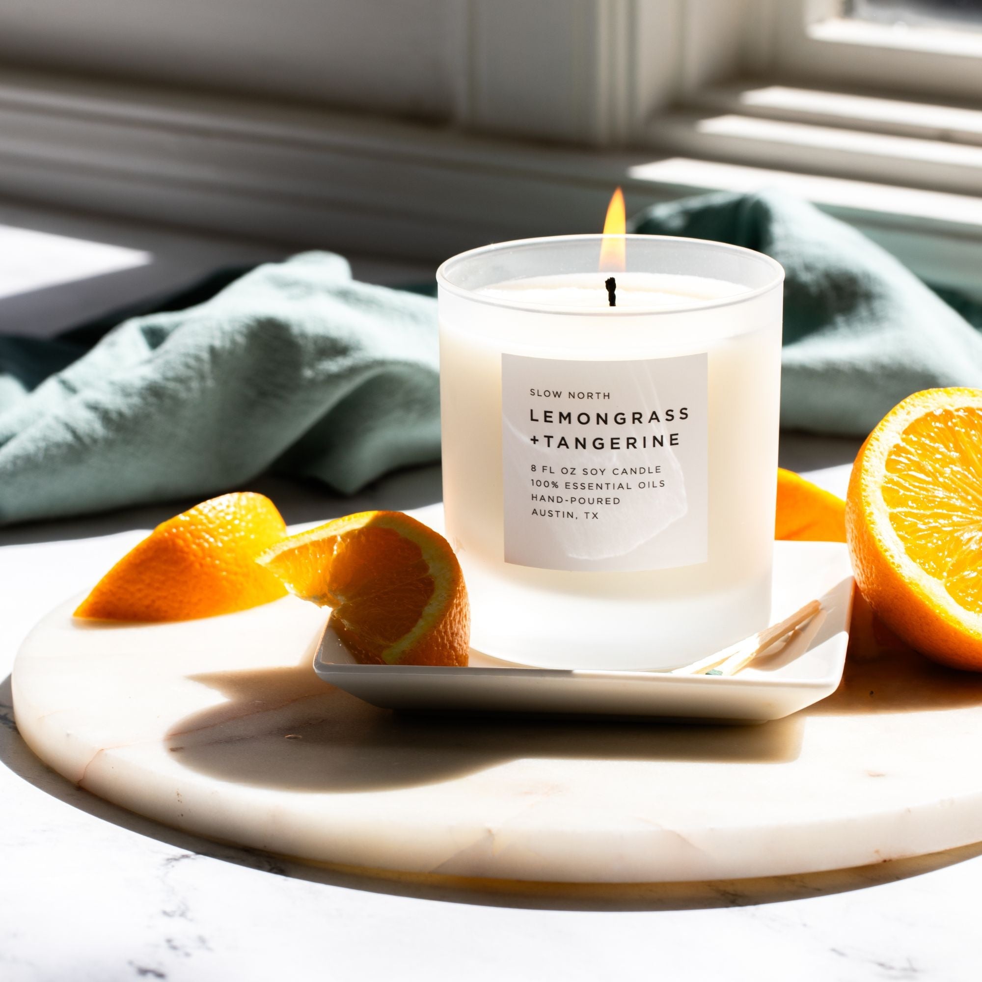 Lemongrass + Tangerine - Signature Candle