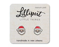 Lilliput Little Things - Santa Claus Earrings // Christmas Earrings