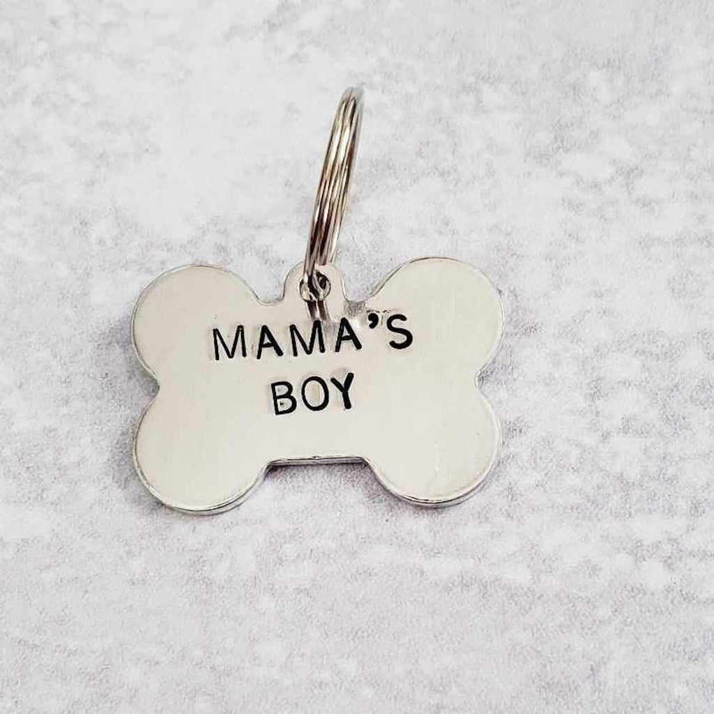 MAMA'S BOY / DADDY'S GIRL Bone-Shaped Pet Tag