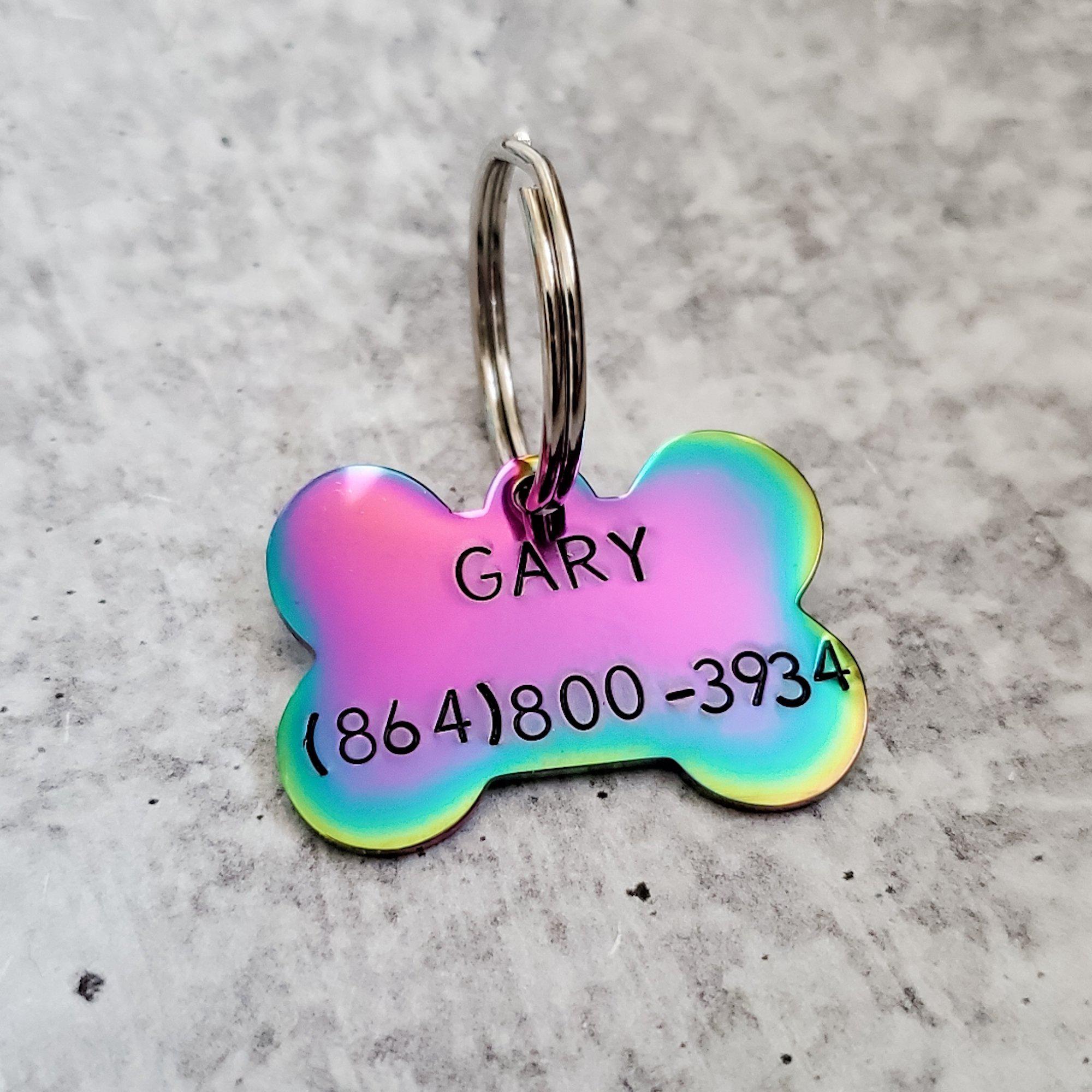 MAMA'S BOY / DADDY'S GIRL Bone-Shaped Pet Tag