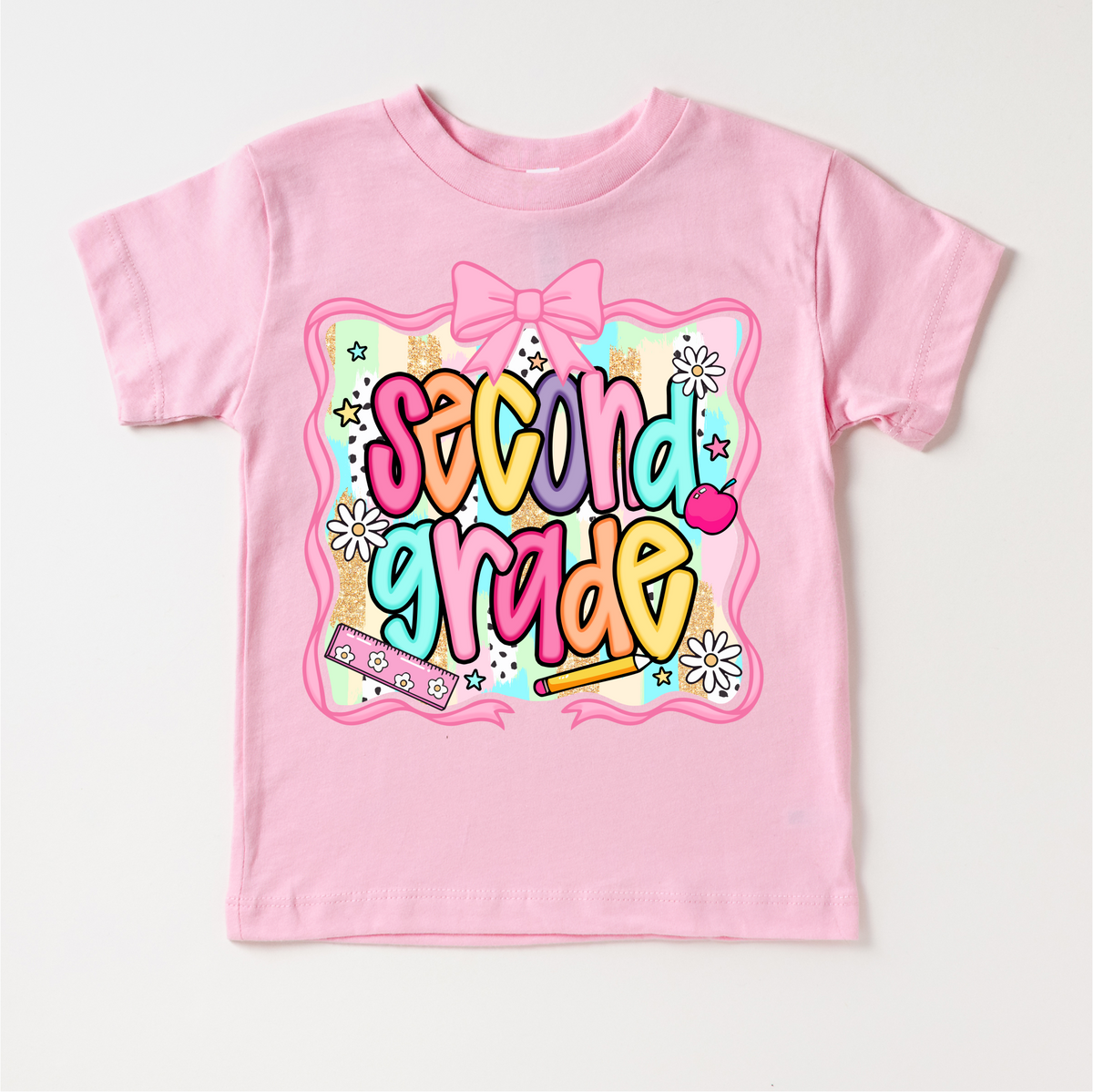 Girls 2nd Grade School Shirt - Back To School Tee