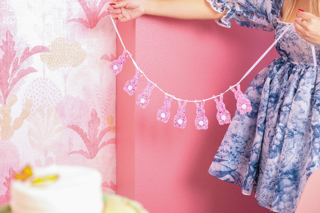 Confetti Bunny Acrylic Garland