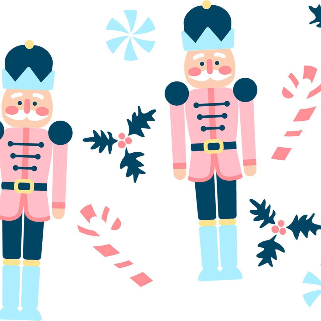 Nutcracker Christmas Glass Cup