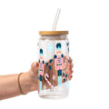 Nutcracker Christmas Glass Cup