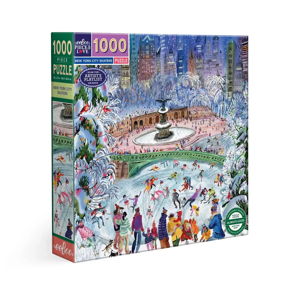 New York City Skaters 1000 Piece Jigsaw Puzzle eeBoo
