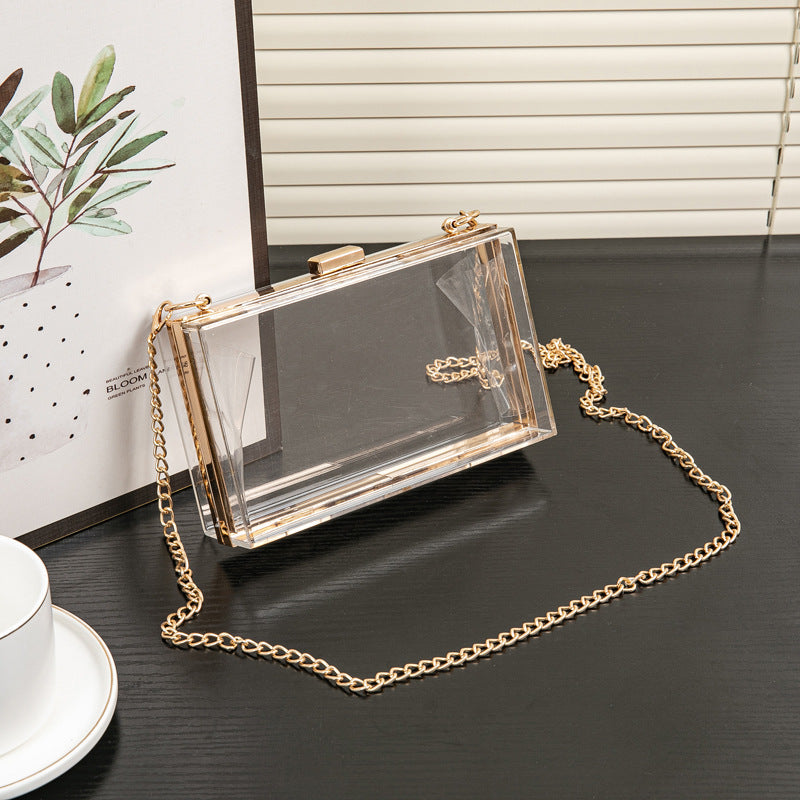 Acrylic Women's Bags, Small Square Bags, Transparent Box Bags, Dinner Bags. Evening Purse, Evening Bags for Women Formal, Clutch Purse, Dinner Purse, Clutch Purse Casual,