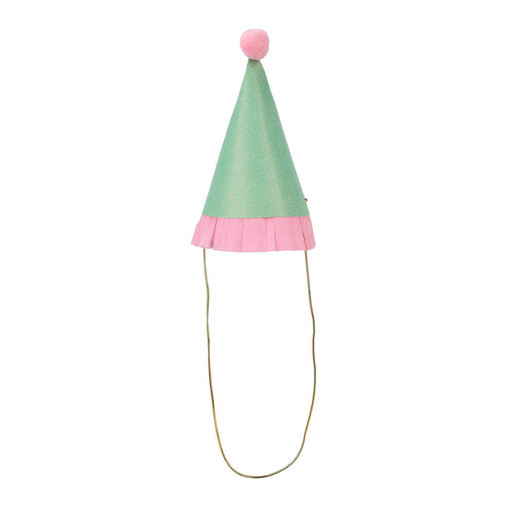 Mini Glitter Party Hats (set of 8)