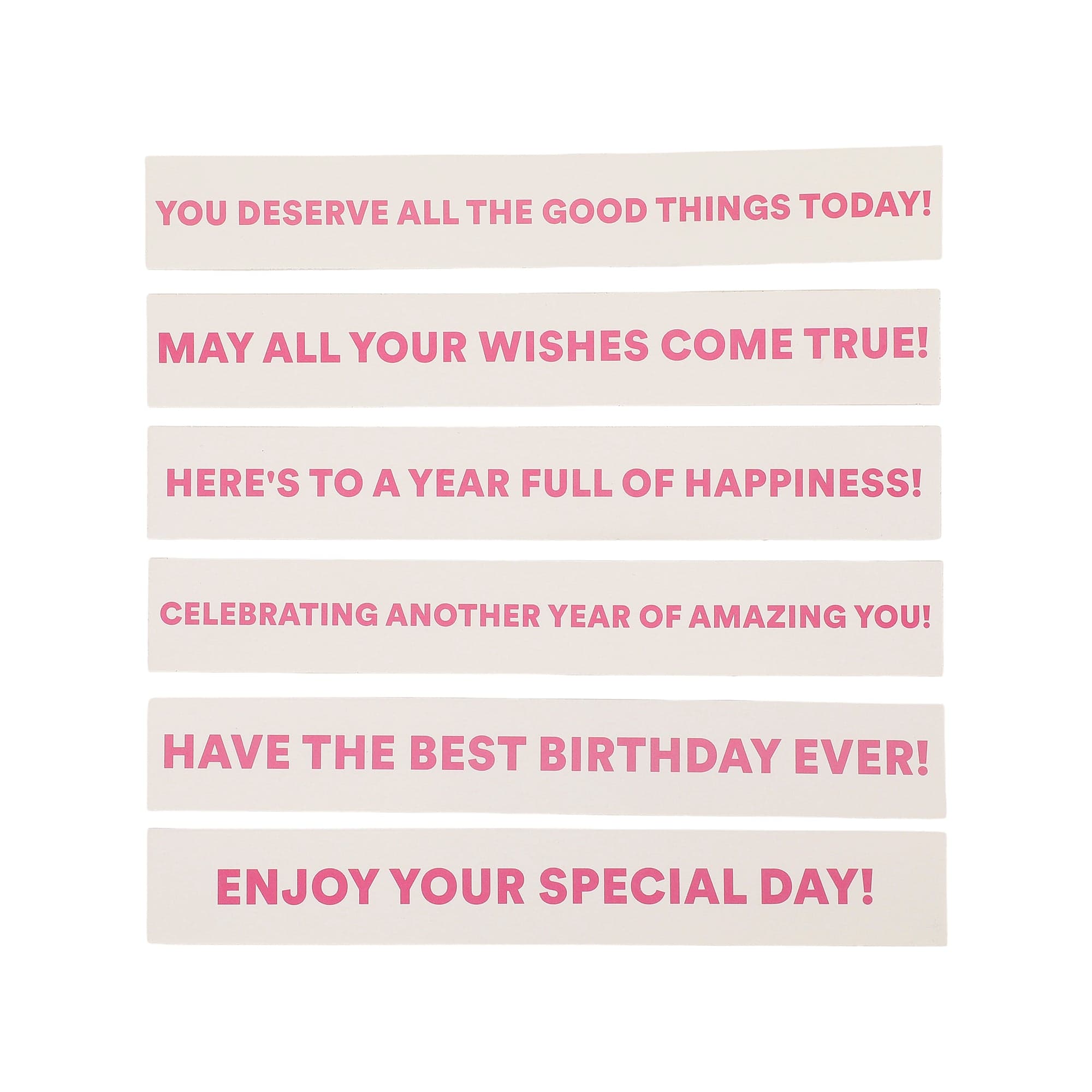 Birthday Candle Confetti Party Crackers (6 count)
