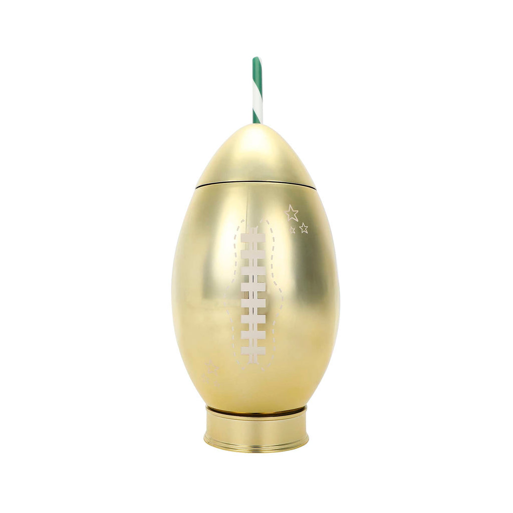 "Go for the Gold" Football Sipper Cup, 24oz (Single, Set of 6 or 12)