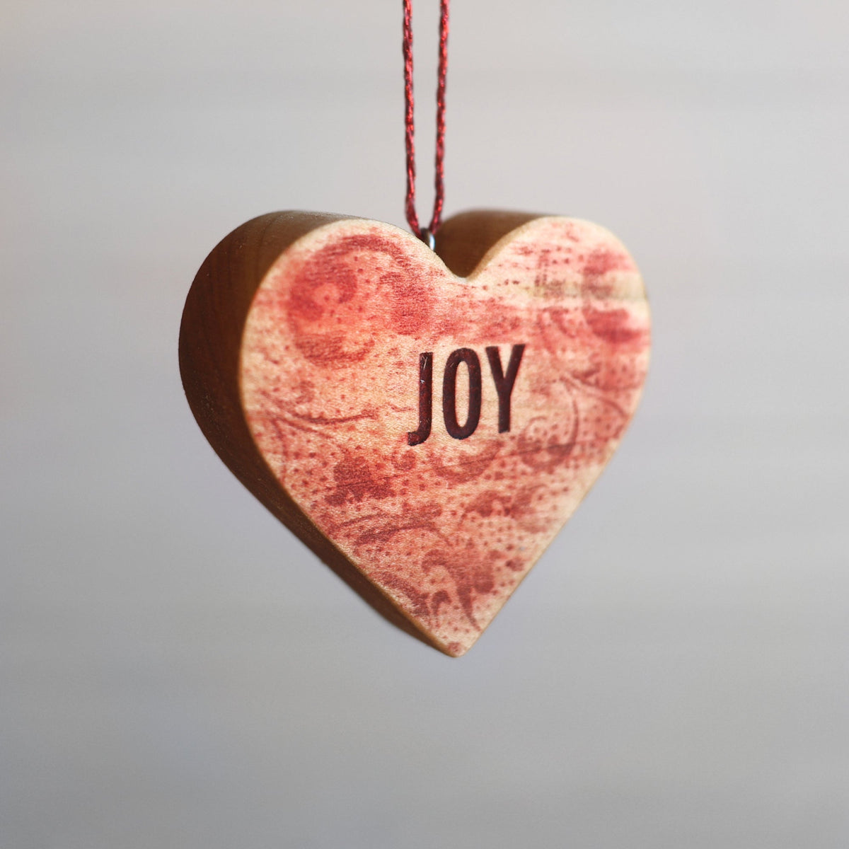 Christmas Carol Heart Ornaments