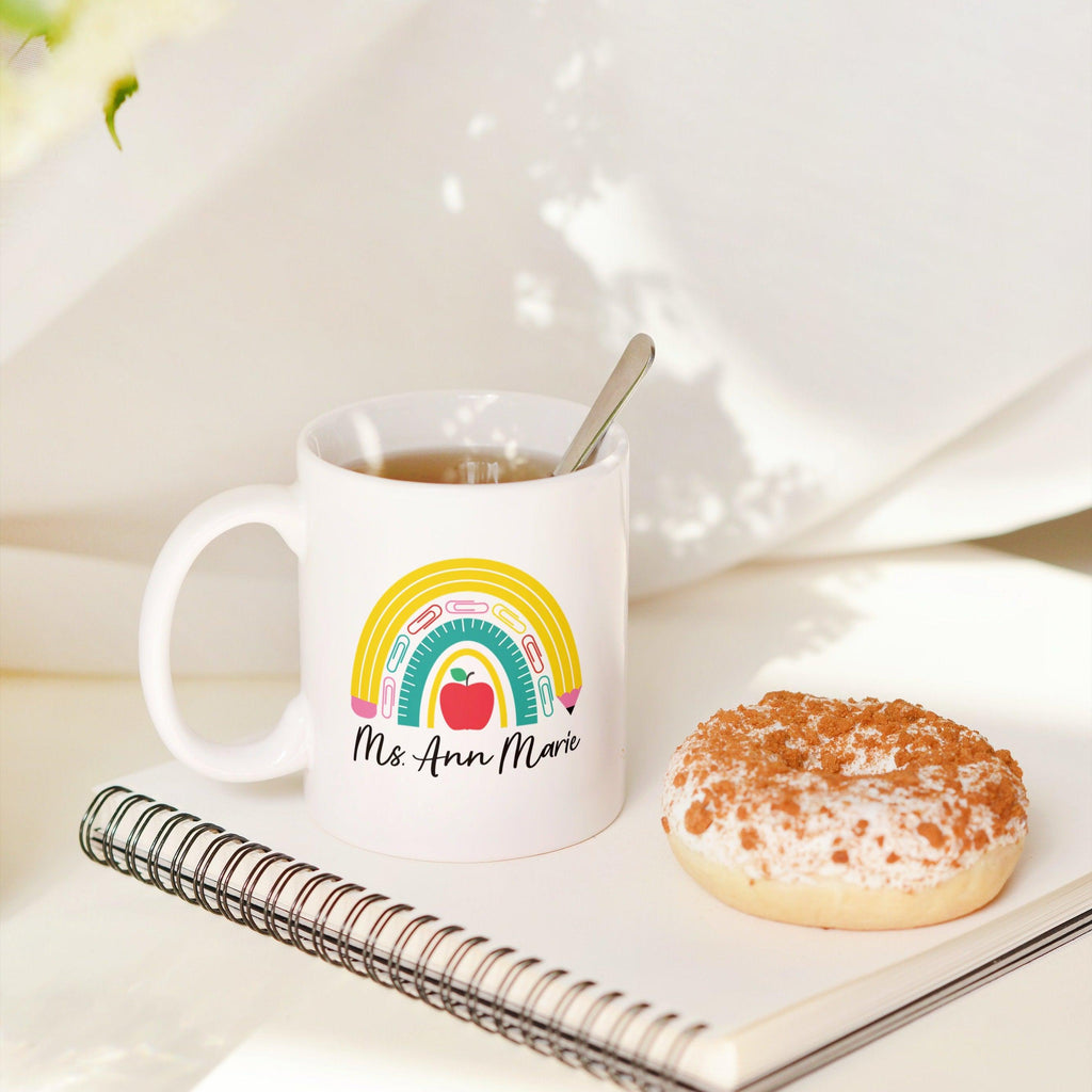 Personalized Tiny Human Wrangler Teacher Mug