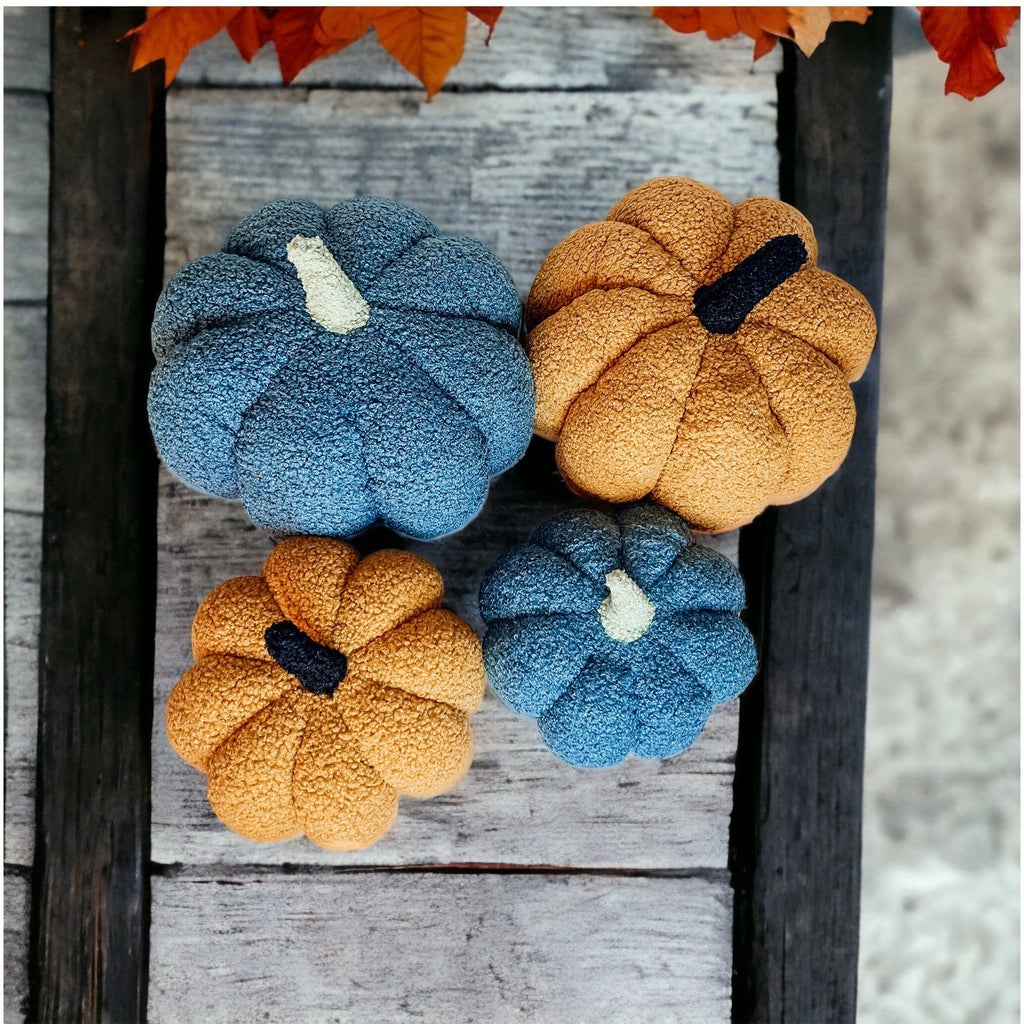 Plush Pumpkin Throw Pillow Decorative Fall Pillow Soft Cuddle Pumpkin Decor