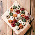 Jute Mini Pumpkins Rustic Fall Decor Set Handmade Jute Cotton Table Accents