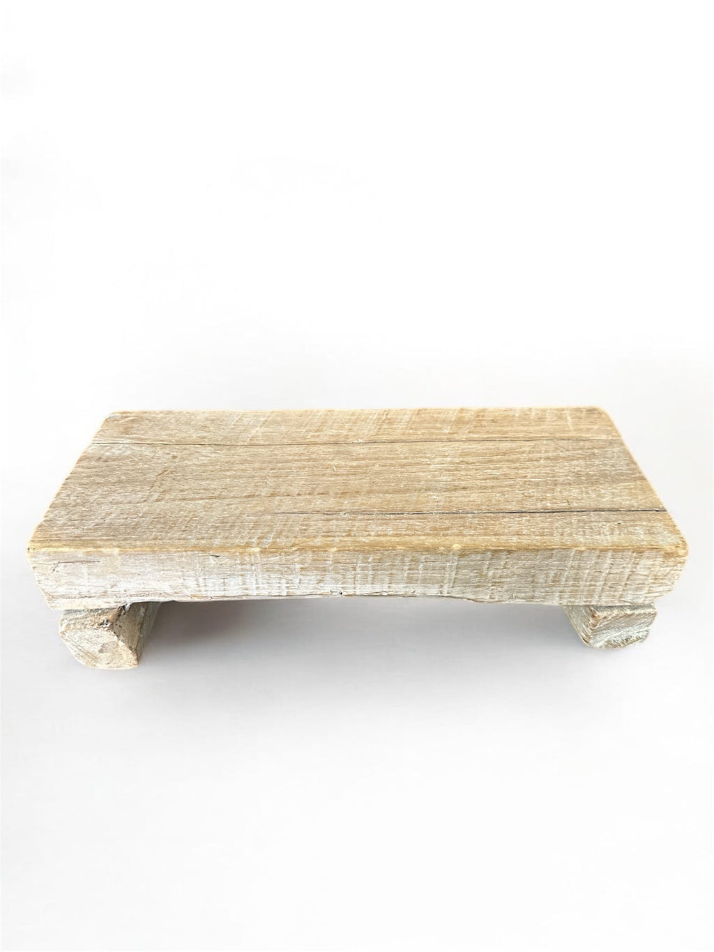 Found Reclaimed Wood Pedestal Tray