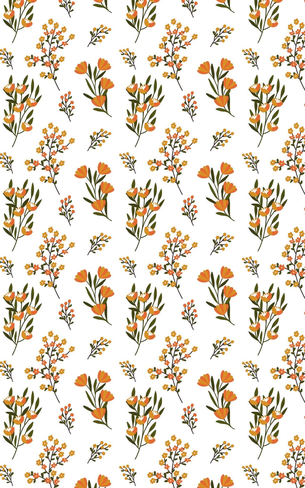 Orange Wild Flowers