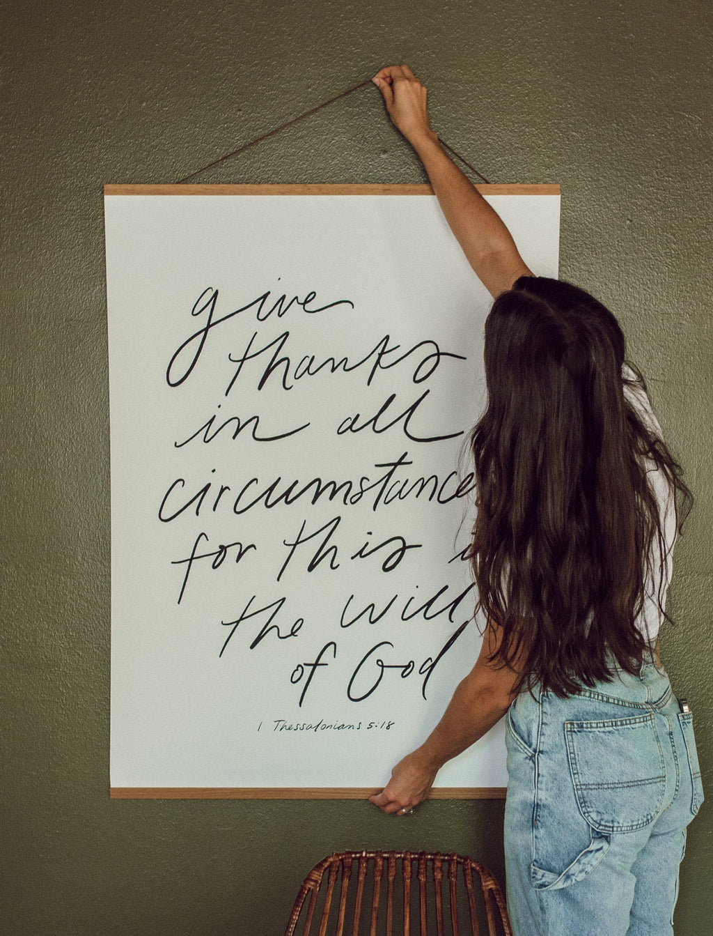 Large Poster: Give thanks in all...