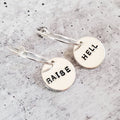 RAISE HELL Hoop Earrings