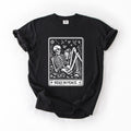 Read In Peace Halloween Skeleton Tarot Books Library Spooky Edition Comfort Colors Tee