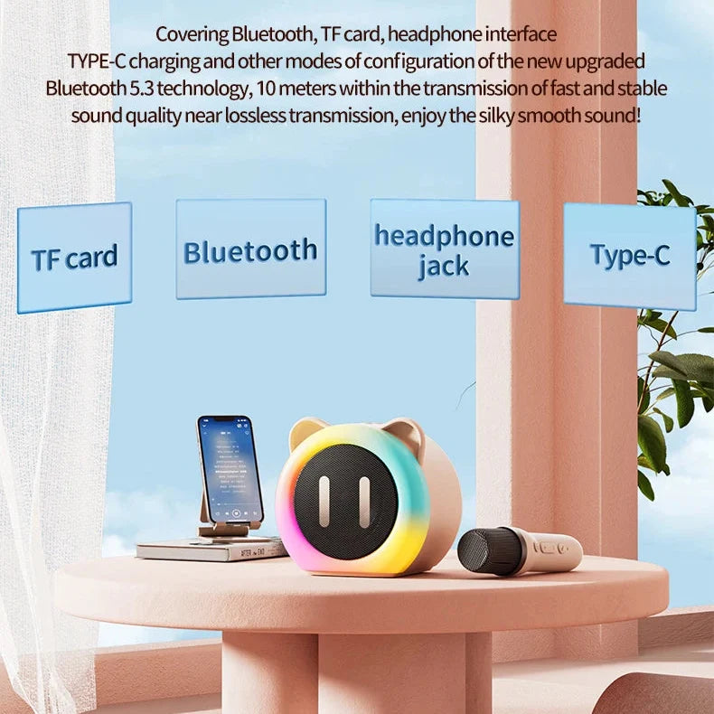 Cute Cat Mini Karaoke Speaker