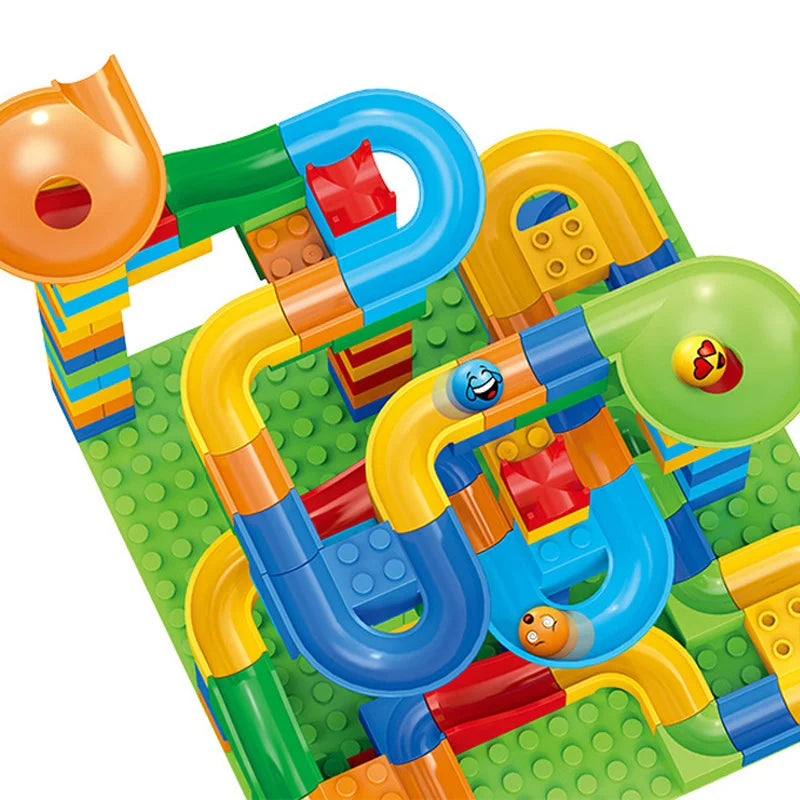 Children’s DIY Block Slide Toy – Educational Building Set for Kids